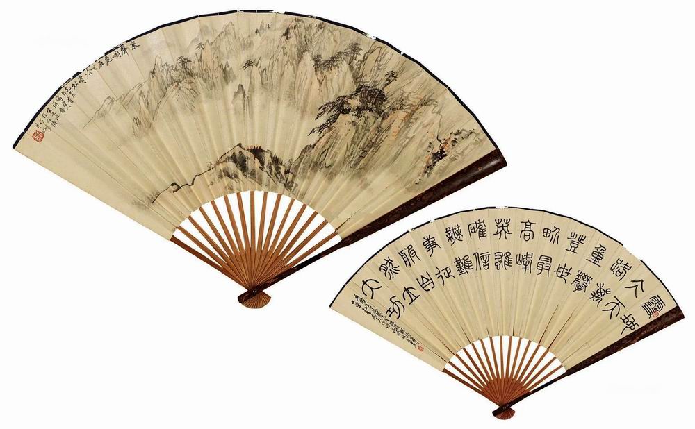 a宋文治 蒋吟秋-1（18×50成扇.jpg