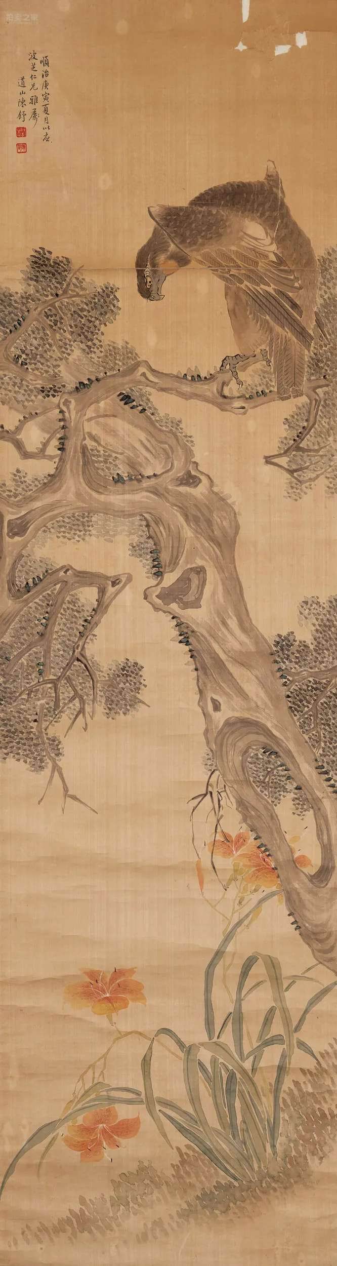 陈舒-2-8（154.5×41.2cm绢轴.jpg